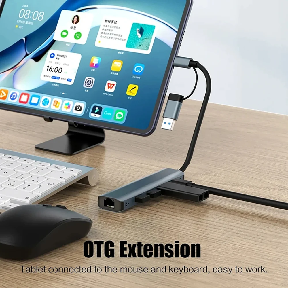 Smart Home Hub 2 - 5 in 2 USB C HUB