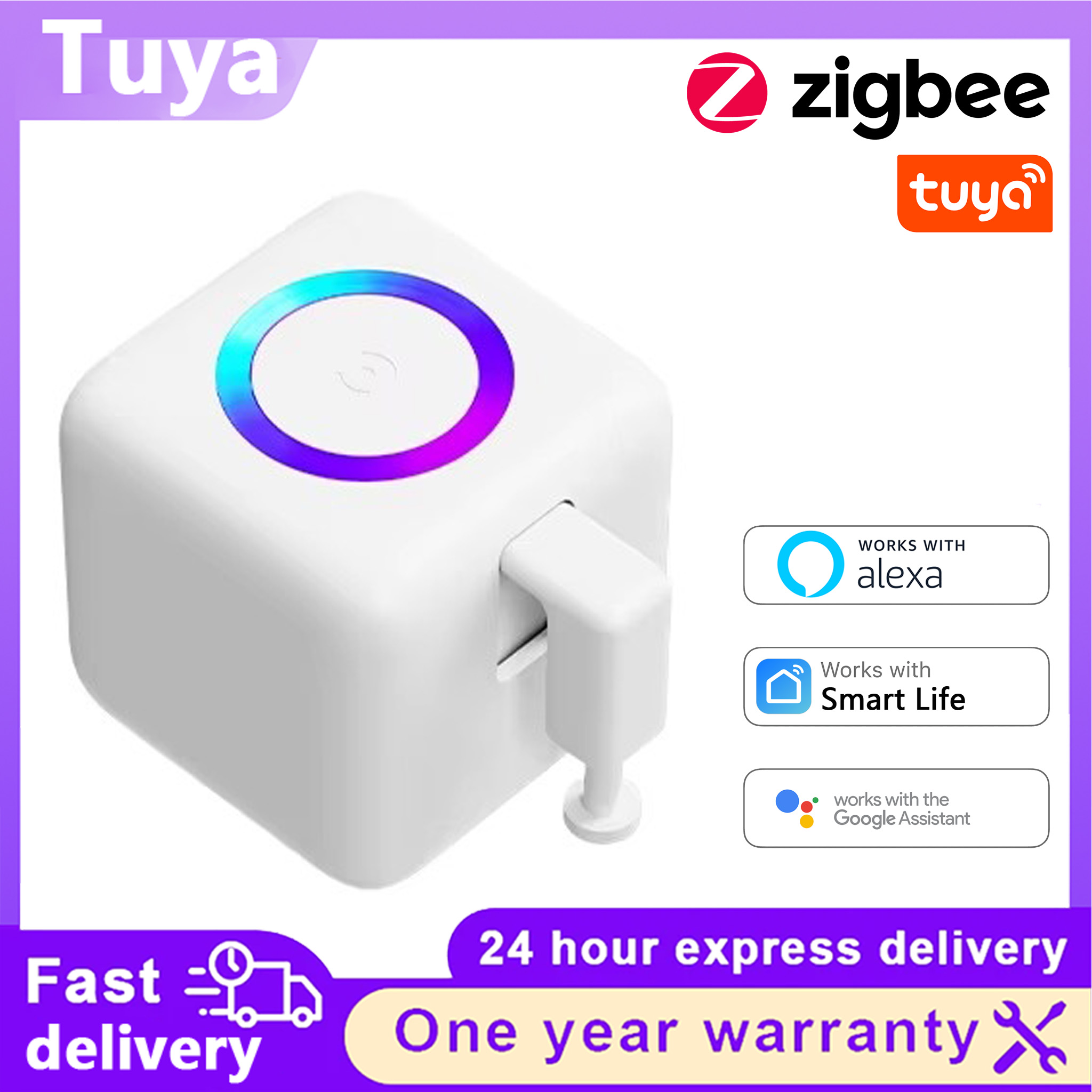 Smart Home Plus - Type C Rechargeable Tuya Zigbee Fingerbot
