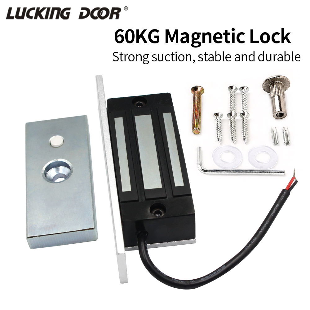 Smart Home Door Lock - DC12V 60KG Electromagnetic Lock Holding Force