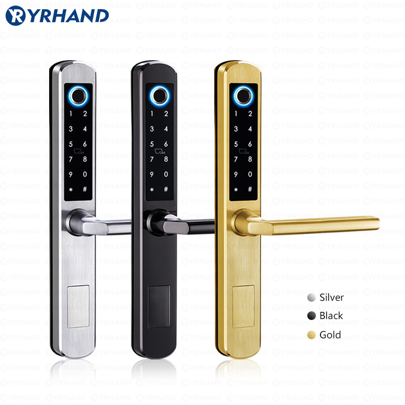 IP66 Gold Stainless Steel Slid - Smart Home Door Lock ulasan dan harga