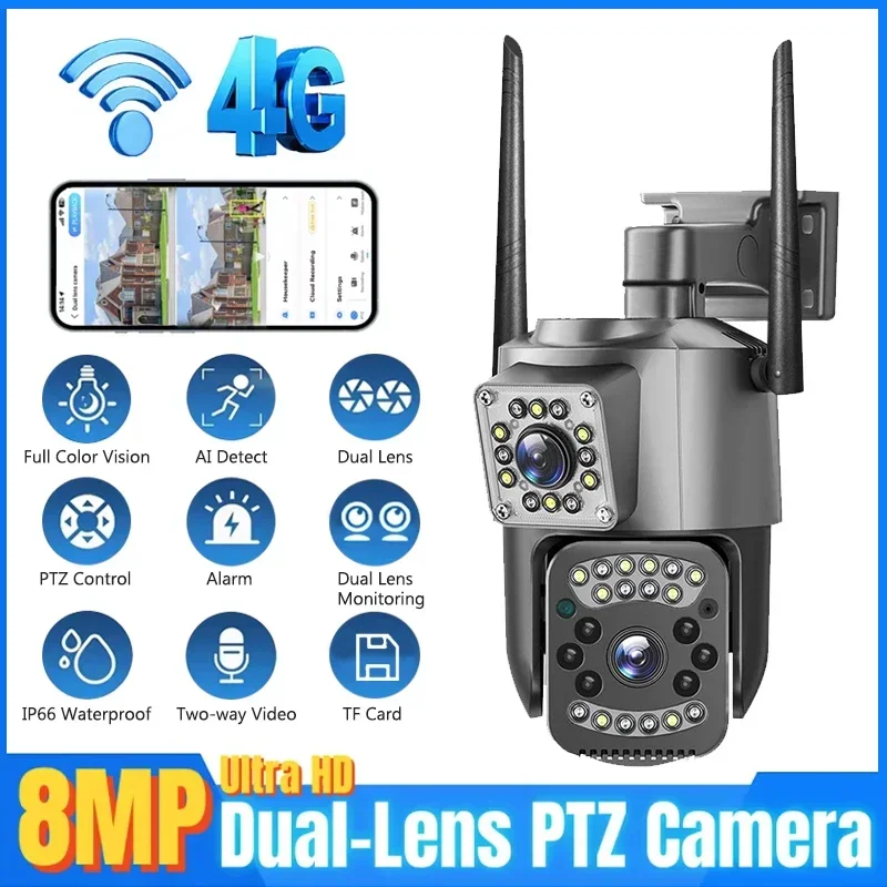 8MP WIFI IP Camera 4K PTZ Dual - Smart Home Camera Ezviz ulasan dan harga
