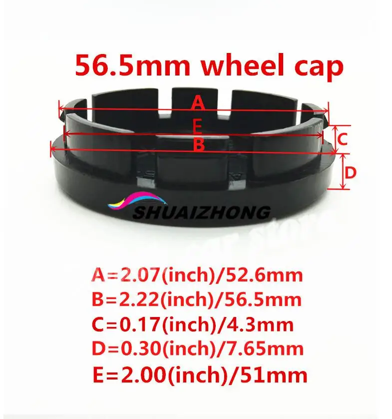 4pcs 3D yellow/red for 56mm 60 - Smart Home Yellow ulasan dan harga