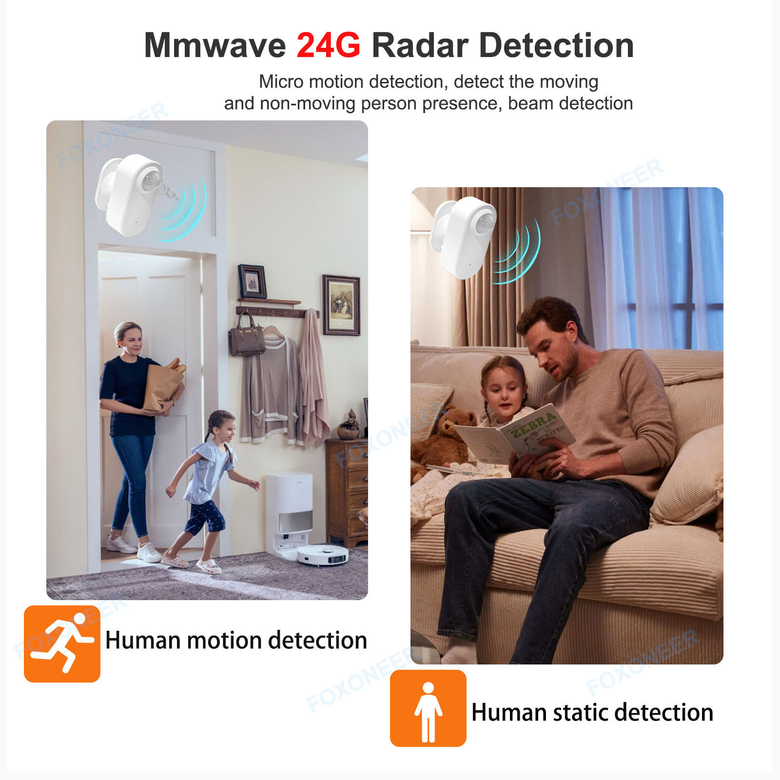 Tuya Zigbee Human Presence Sen - Smart Home Wiser ulasan dan harga