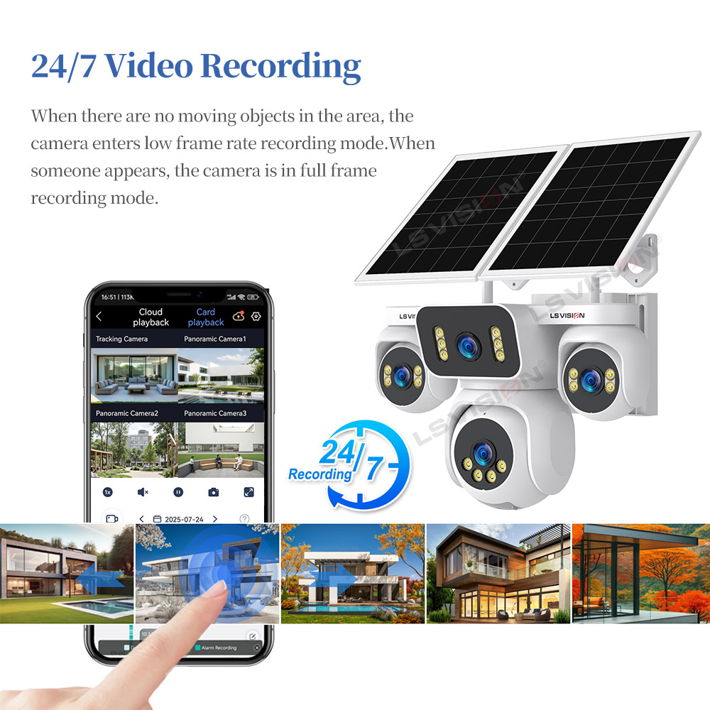 LS VISION Four Screen Outdoor  - Smart Home Camera Ezviz ulasan dan harga