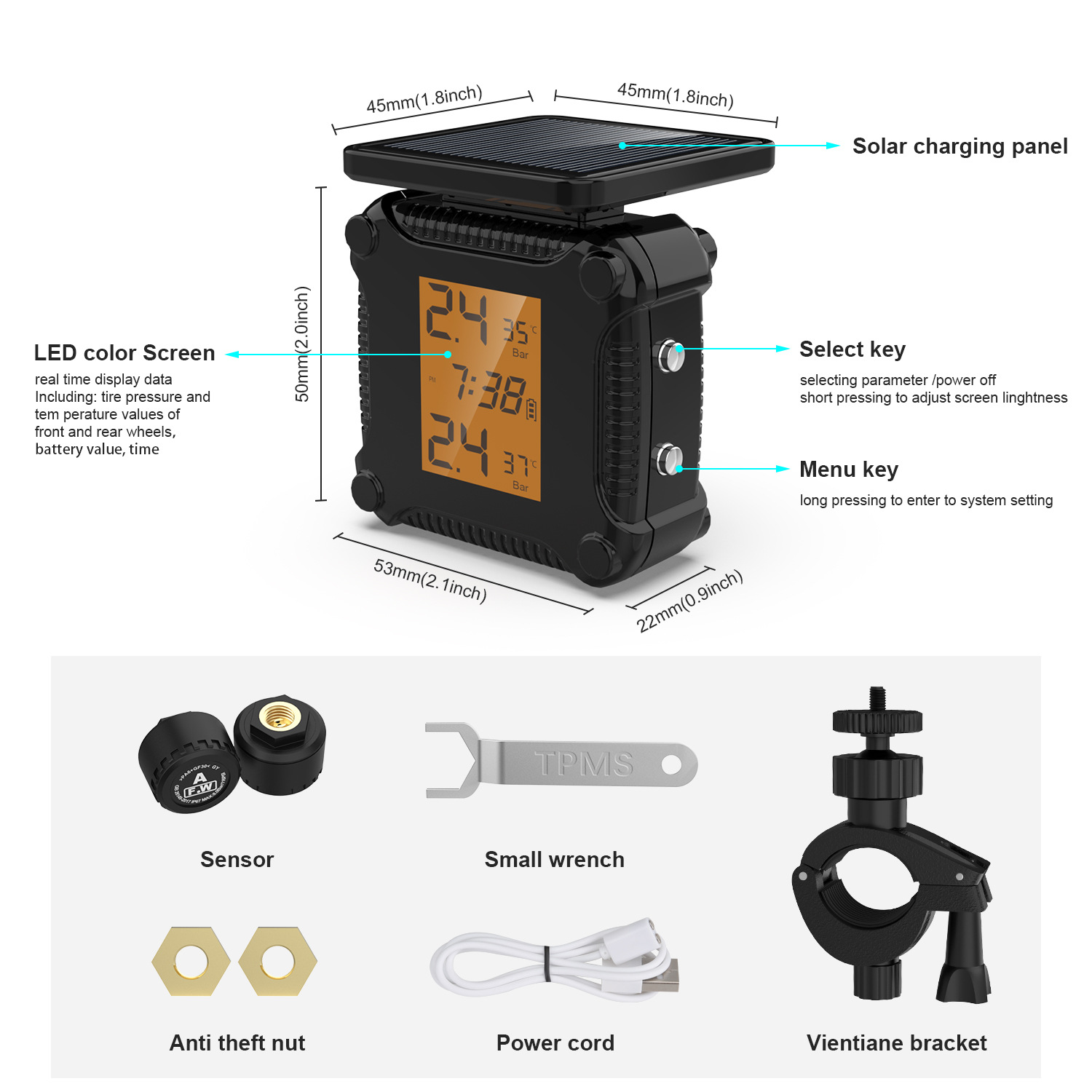 Tire Pressure Monitoring Syste - Temperature Sensor ulasan dan harga
