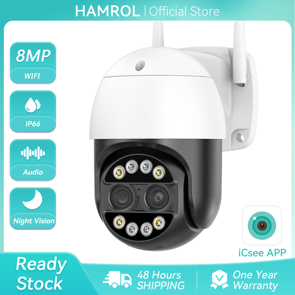 8MP PTZ WIFI Camera Dual-Lens  - Smart Home Camera Ezviz ulasan dan harga