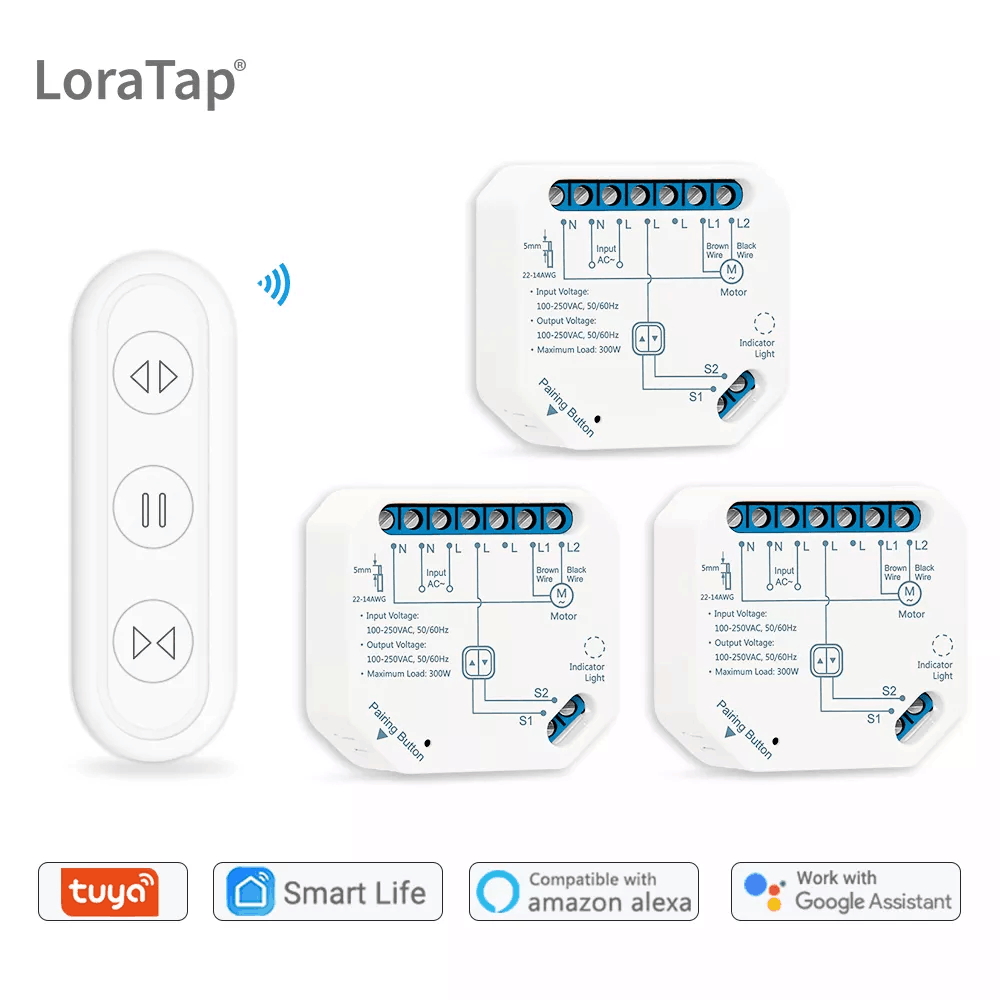 Tuya Smart Life Curtain Switch - Universal Remote Smart Home ulasan dan harga
