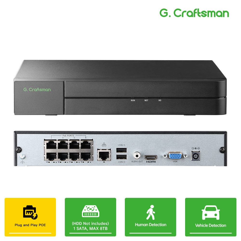 C-U, 8CH POE Network Video Rec - Smart Home Microsoft ulasan dan harga