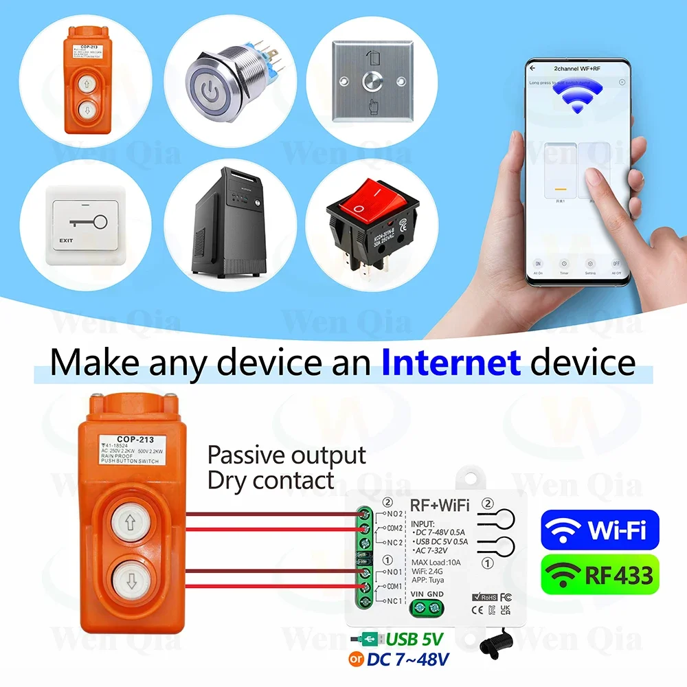 2CH Smart Light Switch Tuya,Wi - Universal Remote Smart Home ulasan dan harga