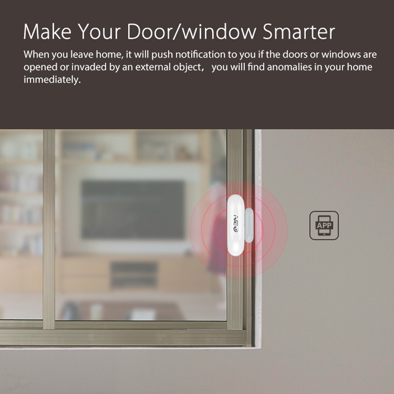 Tuya WiFi Door&Window Sensor I - Wireless Door Sensor ulasan dan harga