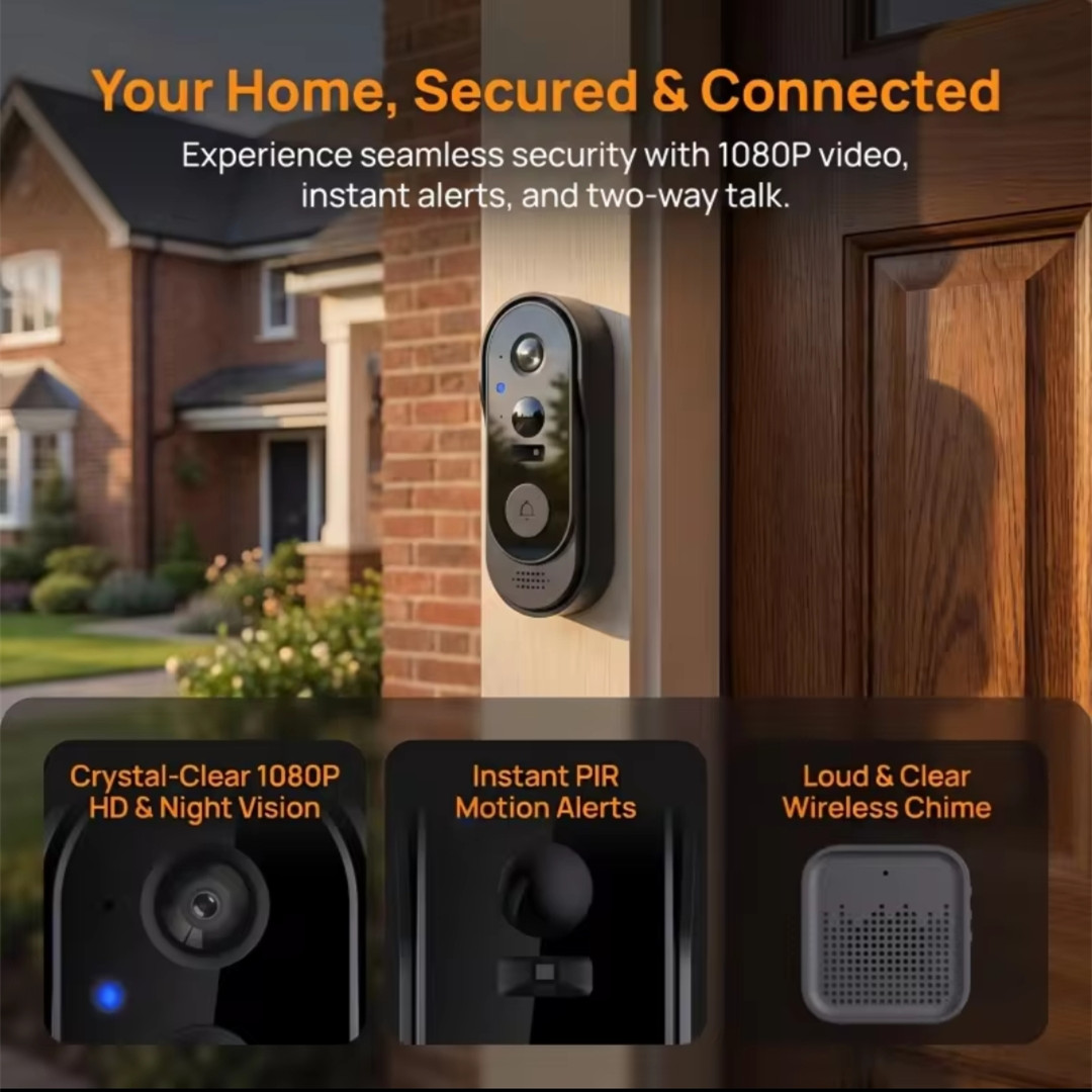 Tuya WiFi Smart Video Doorbell - Smart Home Video ulasan dan harga