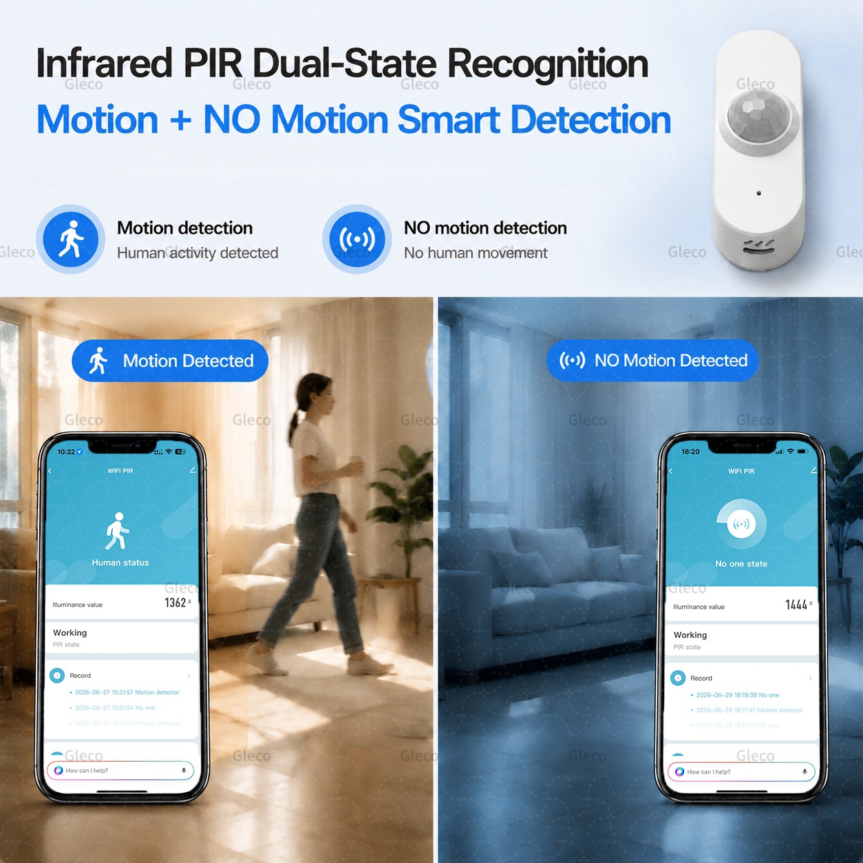 Tuya Wifi PIR Motion Sensor Sm - Smart Home Wiser ulasan dan harga