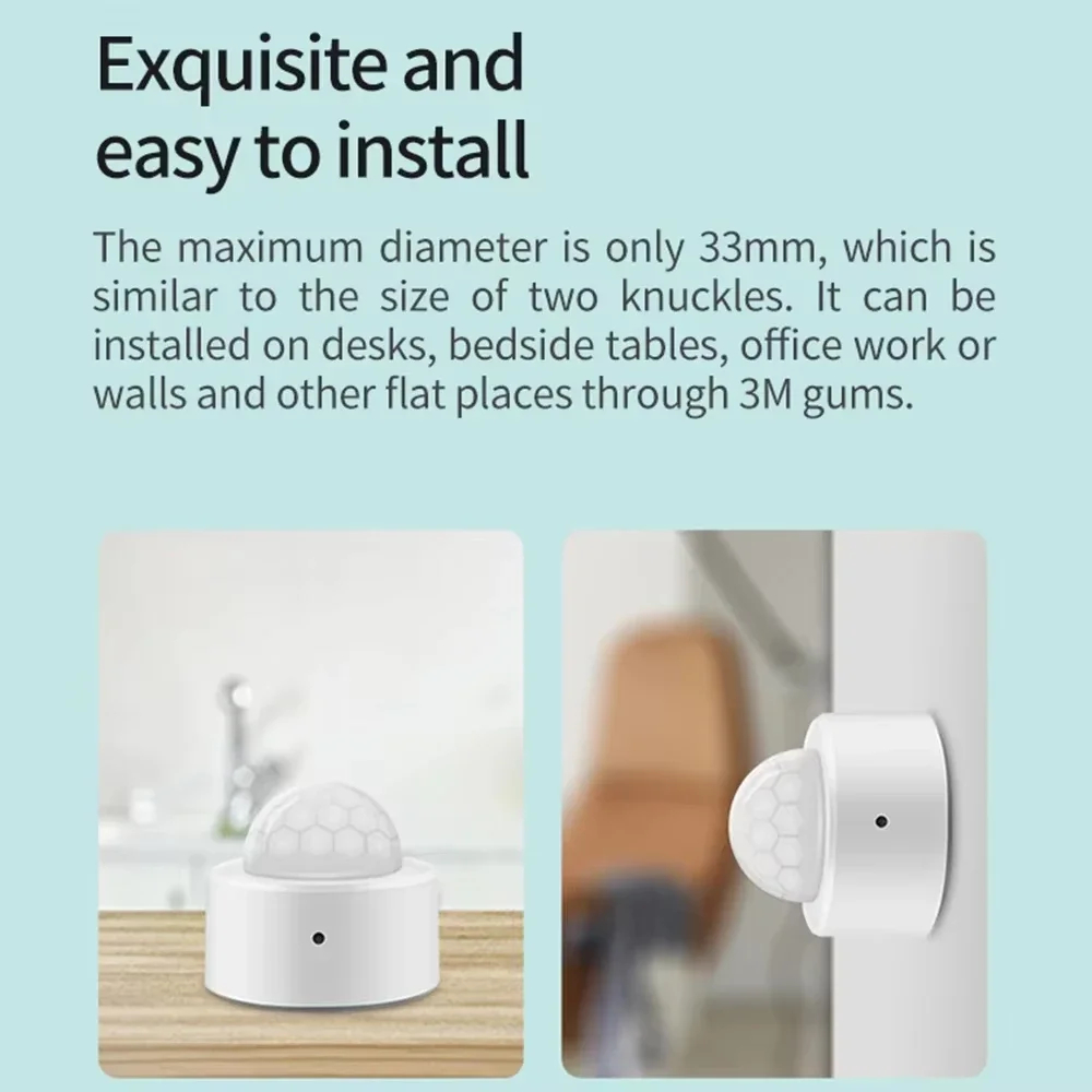 Zigbee Work with Tuya PIR Moti - Smart Home Wiser ulasan dan harga