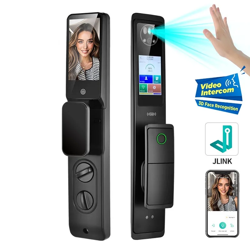3D Facial & Palm Vein Smart Do - Smart Home Door Lock ulasan dan harga